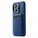 Kryt Mujjo Full Leather Wallet Case for iPhone 14 Pro - Monaco Blue