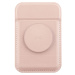 UNIQ FLIXA MagSafe stojánek s gripem a se sloty pro platební kartu růžový