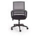 Kancelářská otočná židle MAURO – síťovina, černá / šedá