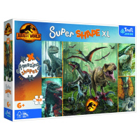 Trefl Puzzle Super Shape XL Jurský svět: Neobvyklí dinosauři 160 dílků - Trefl