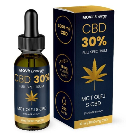 MOVit CBD 30% Full Spectrum MCT olej 10ml