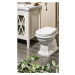 KERASAN RETRO WC sedátko, bílá/bronz 109301