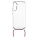 FIXED Pure Neck kryt s růžovou šňůrkou na krk pro Samsung Galaxy A54 5G