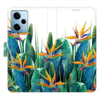 iSaprio flip pouzdro Exotic Flowers 02 pro Xiaomi Redmi Note 12 Pro 5G / Poco X5 Pro 5G