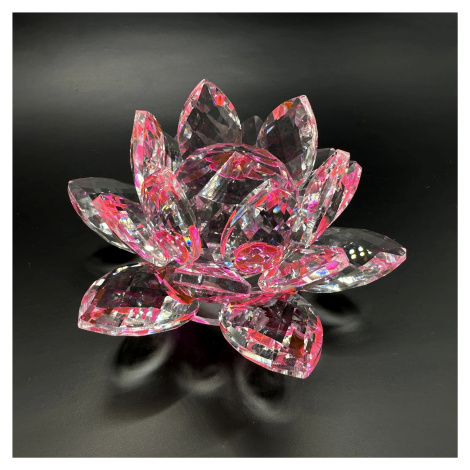 Křišťálové sklo - Lotosový květ Basic, Růžová