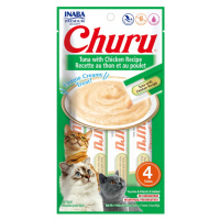 CHURU Cat Tuna with Chicken pyré s tuňákem a kuřetem pro kočky 4x14 g