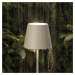 Sigor Nuindie IP54 LED dobíjecí stolní lampa 38 cm kulatá USB-C dune beige