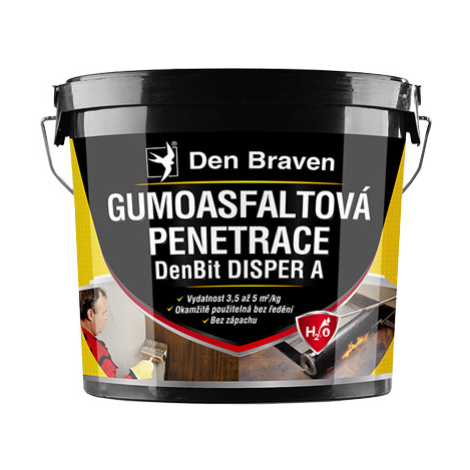 Gumoasfaltová penetrace DEN BRAVEN DenBit DISPER A 10Kg