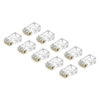 AlzaPower Patch CAT6 UTP RJ45 8p8c nestíněný skládaný na lícnu (lanko) 10-pack