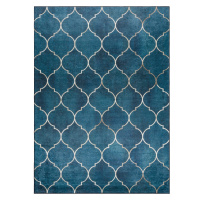 Dywany Łuszczów Kusový koberec ANDRE Maroccan trellis 1181 blue - 160x220 cm