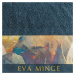 Bavlněná froté osuška s bordurou ANABELLA 70x140 cm, modrá, 485 gr Eva Minge