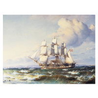 Ilustrace Danish Ship, Fine Art Photographic, 40 × 30 cm