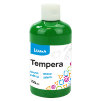 Temperová barva LUMA, 250 ml - tmavě zelená