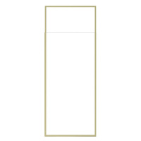 HOPA Walk-in sprchový kout ICON GOLD BARVA rámu Zlatá, Rozměr A 110 cm, Rozměr C 200 cm, Výplň Č