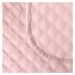 Přehoz na postel QUIDO světle růžová 220x240 cm Mybesthome