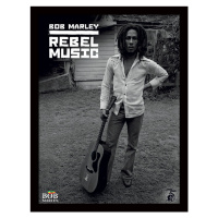 Obraz na zeď - Bob Marley - Rebel Music, 30x40 cm