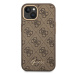 Guess GUHCP14MHG4SHW hard silikonové pouzdro iPhone 14 PLUS 6.7" brown 4G Vintage Gold Logo