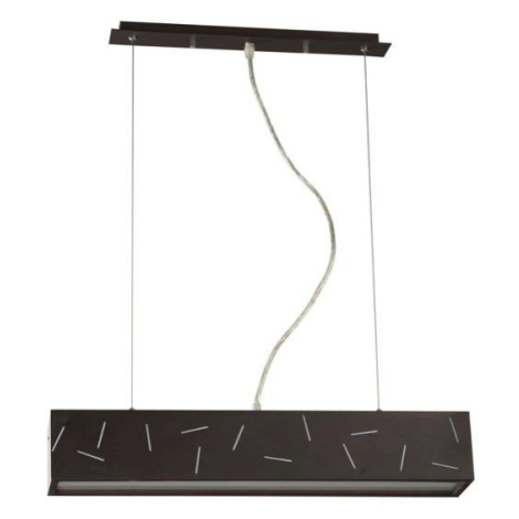 Stropní kancelářské svítidlo Beam 14W T5 kov wenge 600X100X1125MM CANDELLUX
