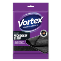 Vortex hadřík z mikrovlákna Semi-Towel Black, 1ks