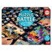 Puzzle Battle Cestování Travel Educa 12 druhů puzzle 504 dílků a 12 karet s obrázky od 7 let