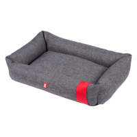 NUFNUF Pelech pro psy BED BOBBIE - tmavě šedá Velikost: XL (95 x 115 x 30)