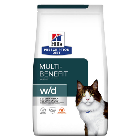 Hill's Prescription Diet w/d Multi-Benefit kuřecí - 1,5 kg Hills