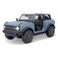 MAISTO - 2021 Ford Bronco Badlands (bez dveří), modrá, 1:18