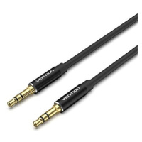 Vention 3.5mm Male to Male Audio Cable 1m Black Aluminum Alloy Type