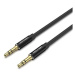 Vention 3.5mm Male to Male Audio Cable 1m Black Aluminum Alloy Type