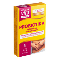 Maxi Vita Premium Probiotika s vlákninou a vitaminem C 30 kapslí 8,9g