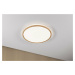 PAULMANN LED Panel Atria Shine Backlight IP44 kruhové 420mm 22W 4000K design dřevo 710.34