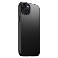 Nomad Modern Leather Case, black - iPhone 15 Plus (NM01608585) Černá