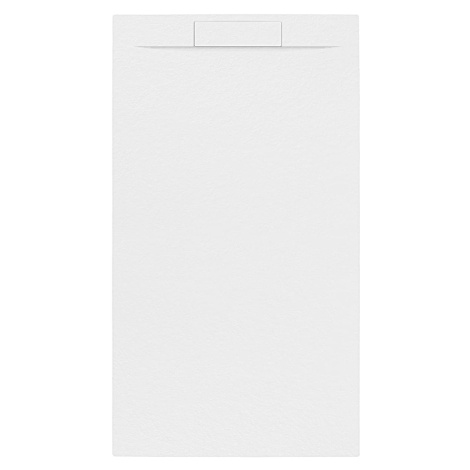 Sprchová vanička obdélníková SAT Fusion 120x90 cm litý mramor Blanco SATFU12090BL