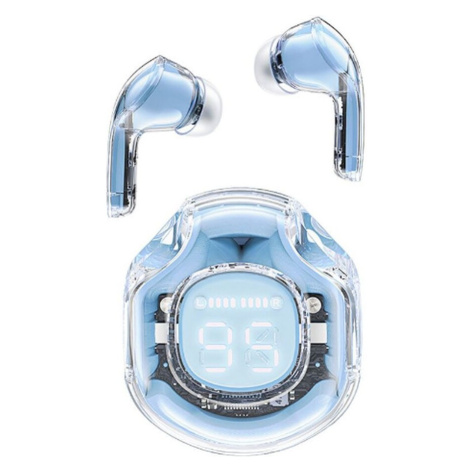 Acefast T8 Crystal Bluetooth sluchátka do uší modrá