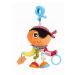 Biba Toys Závěsná plyšová hračka s vibrací a chrastítky, Chobotnice Pirát