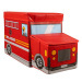 Kruzzel 22489 Box na hračky hasičské auto 53 × 26 × 31,5 cm
