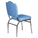 Retro Židle Elivis Modrá/bílá