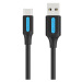 Kabel Vention Charging Cable USB-A 2.0 to USB-C COKBD 0,5m (black)