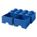 LEGO Storage LEGO úložný box 8 s šuplíky Varianta: Box světle modrá