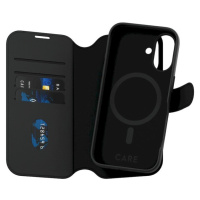 PanzerGlass® CARE pouzdro Apple iPhone 16 MagSafe Wallet 2v1 černý