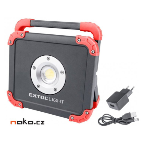 EXTOL LIGHT 43134 LED reflektor nabíjecí s powerbankou, 2000lm