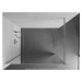 MEXEN/S KIOTO Sprchová zástěna WALK-IN 80x200 cm 8 mm, chrom, zrcadlové sklo 800-080-101-01-50