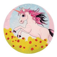 Obsession Dětský kusový koberec Juno 478 Unicorn kruh