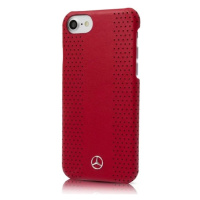 Kryt Mercedes - Apple iPhone 7 Hard Case Band Line Leather - Red (MEHCP7PEVSRE)