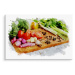 MyBestHome BOX Plátno Zelenina S Kořením Na Dřevěném Prkénku Varianta: 100x70