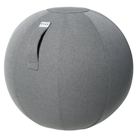 VLUV Sedací míč SOVA, látkový potah v přírodních odstínech, 600 - 650 mm, popelavá šedá
