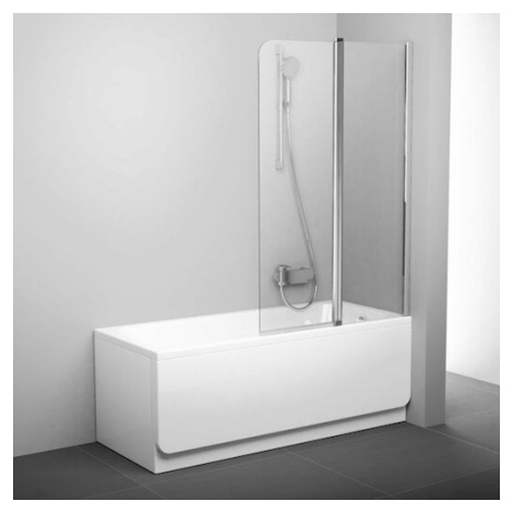 Ravak Chrome vanová zástěna 150x100 cm bright alu 7qra0c00z1 CVS2100TCRP
