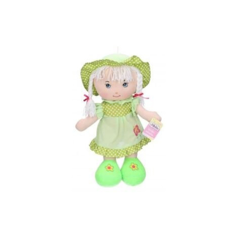 Panenka Jůlinka - zpívající 55 cm varianta 3 zelená, v klobouku Wiky