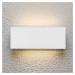 Lindby Safira - LED venkovní nástěnné svítidlo v bílé