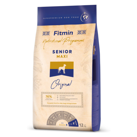 Fitmin Program Maxi Senior - Výhodné balení 2 x 12 kg